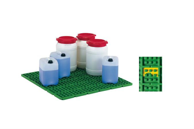 Dalle de rétention 508x508x30 mm ployéthylène